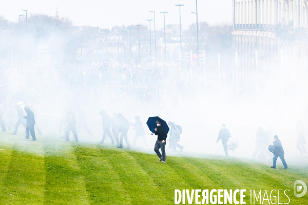 Neuvième journée de mobilisation contre la réforme des retraites à Nantes