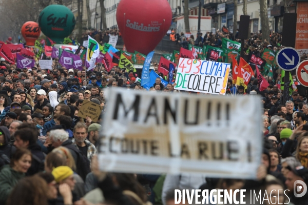 Manifestation contre la réforme des retraites 2023