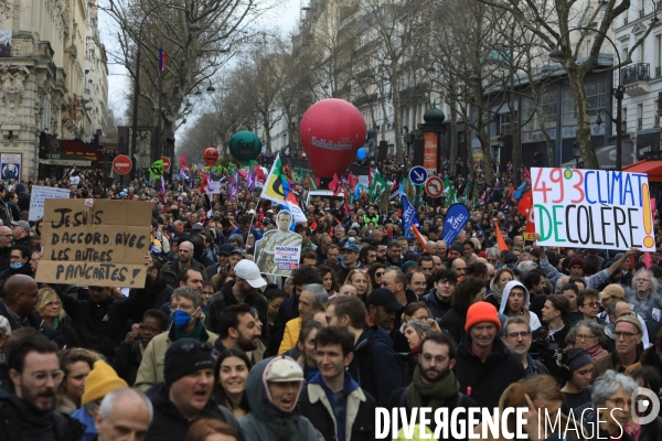 Manifestation contre la réforme des retraites 2023