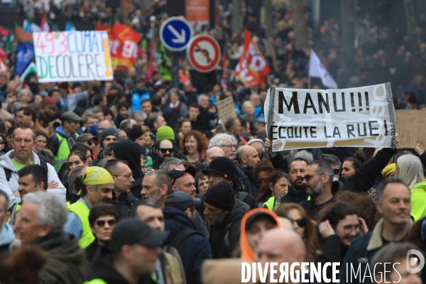 Manifestation contre la réforme des retraites 2023