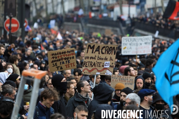 Manifestation contre la réforme des retraites 2023