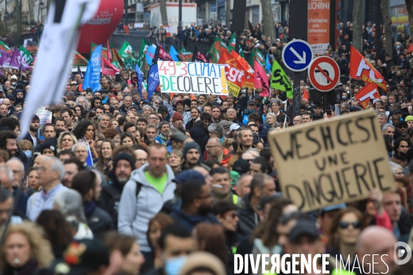 Manifestation contre la réforme des retraites 2023