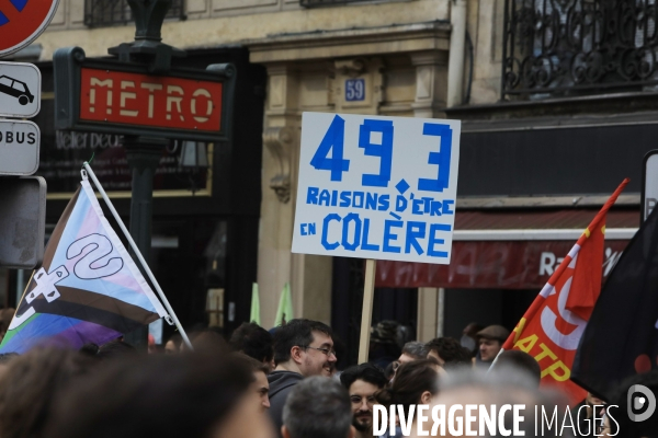 Manifestation contre la réforme des retraites 2023