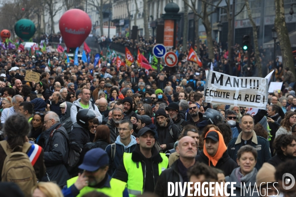 Manifestation contre la réforme des retraites 2023