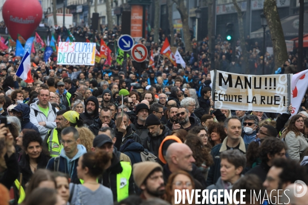 Manifestation contre la réforme des retraites 2023