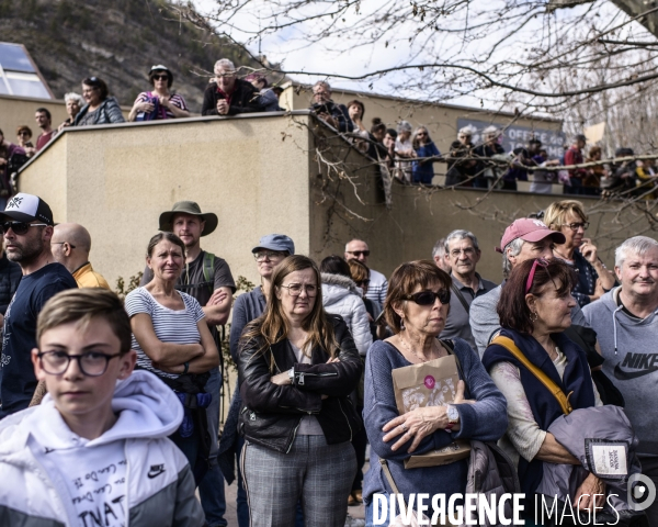 Manifestation contre la réforme des retraites. Digne Les Bains.