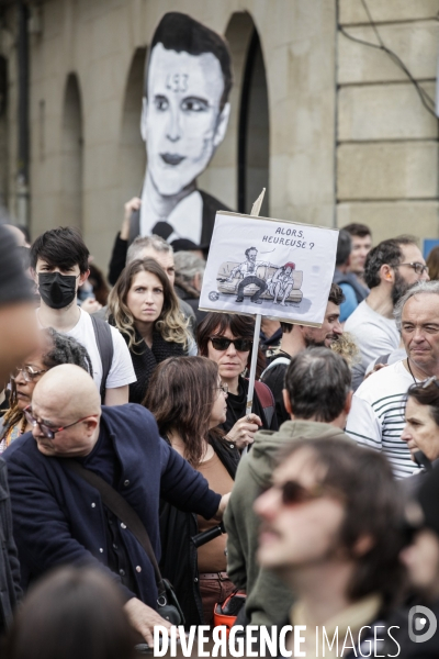 Bordeaux, 9 ème manifestation contre la réforme des retraites.