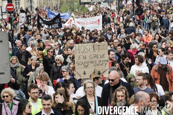 Bordeaux, 9 ème manifestation contre la réforme des retraites.