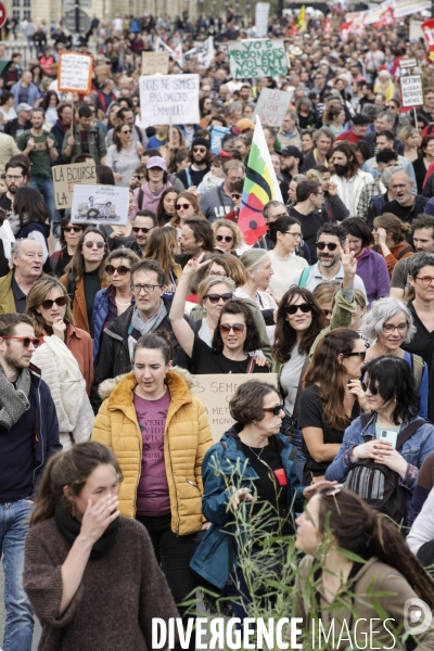 Bordeaux, 9 ème manifestation contre la réforme des retraites.