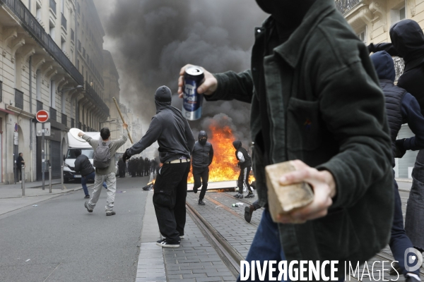 Bordeaux, 9 ème manifestation contre la réforme des retraites.