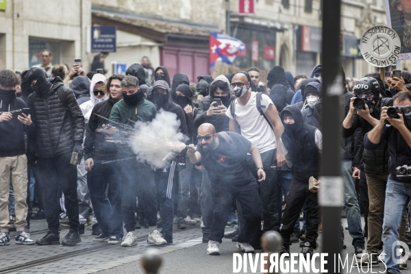 Bordeaux, 9 ème manifestation contre la réforme des retraites.