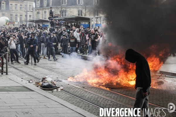 Bordeaux, 9 ème manifestation contre la réforme des retraites.