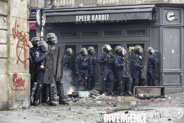 Bordeaux, 9 ème manifestation contre la réforme des retraites.