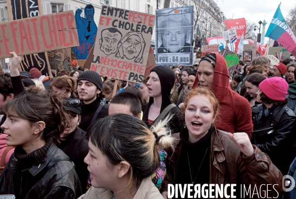 9 éme journée de mobilisation contre la réforme des retraites à l appel de l  intersyndicale