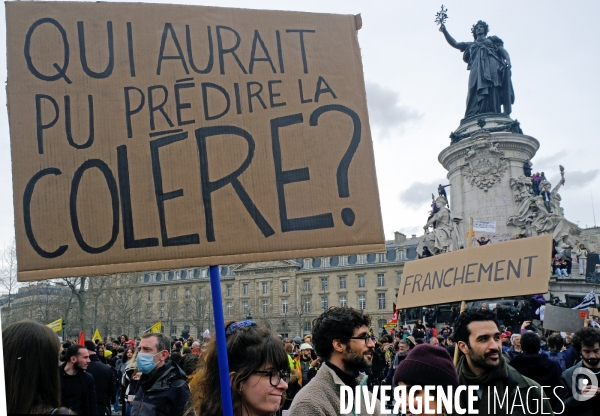 9 éme journée de mobilisation contre la réforme des retraites à l appel de l  intersyndicale