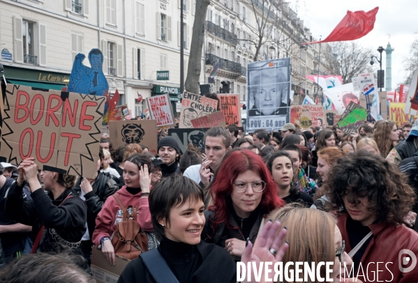 9 éme journée de mobilisation contre la réforme des retraites à l appel de l  intersyndicale