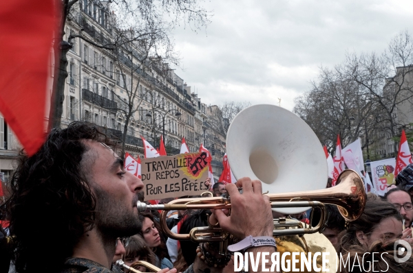 9 éme journée de mobilisation contre la réforme des retraites à l appel de l  intersyndicale