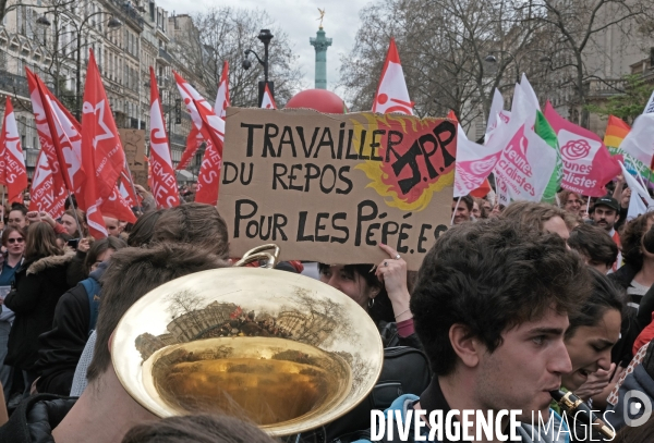 9 éme journée de mobilisation contre la réforme des retraites à l appel de l  intersyndicale