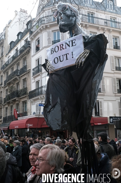 9 éme journée de mobilisation contre la réforme des retraites à l appel de l  intersyndicale