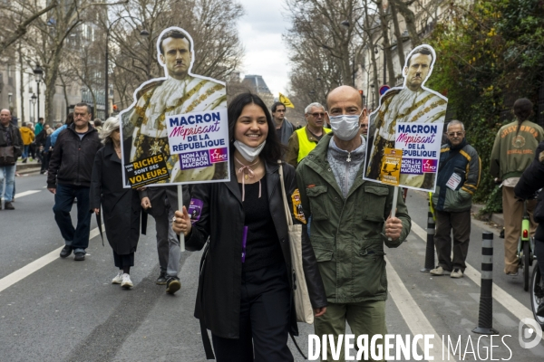 Manifestation contre la réforme des retraites