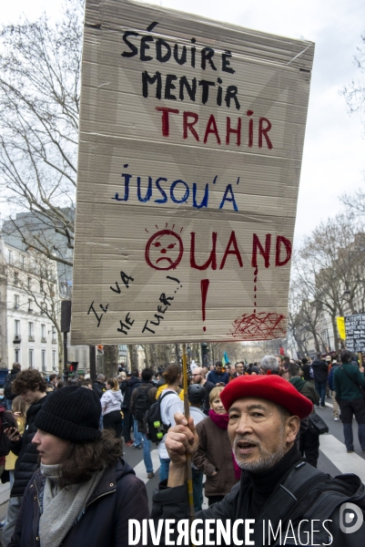 Manifestation contre la réforme des retraites