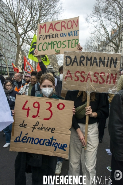 Manifestation contre la réforme des retraites