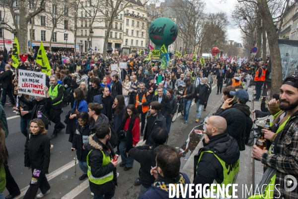 Manifestation contre la réforme des retraites