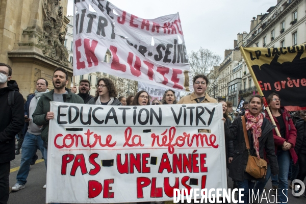 Manifestation contre la réforme des retraites