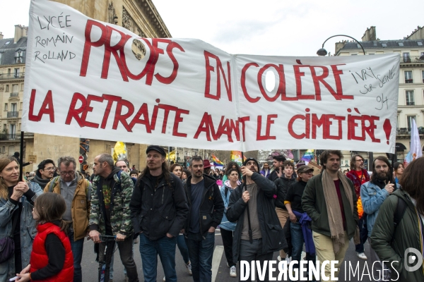 Manifestation contre la réforme des retraites