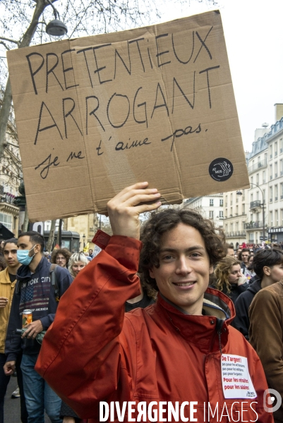 Manifestation contre la réforme des retraites