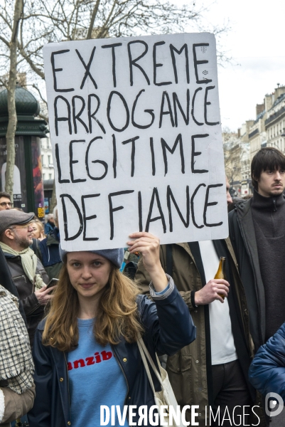 Manifestation contre la réforme des retraites