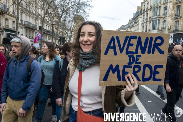 Manifestation contre la réforme des retraites