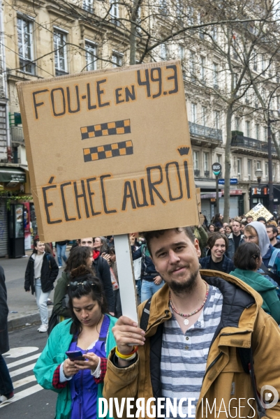 Manifestation contre la réforme des retraites