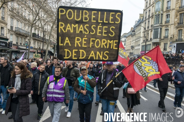 Manifestation contre la réforme des retraites