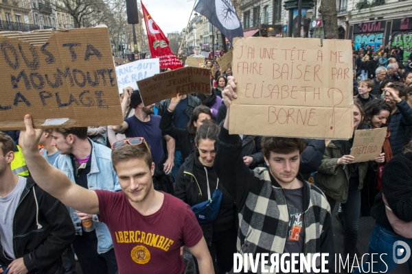 Manifestation contre la réforme des retraites