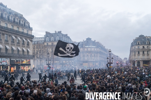Manifestation contre la réforme des retraites à Paris le jeudi 23 mars 2023