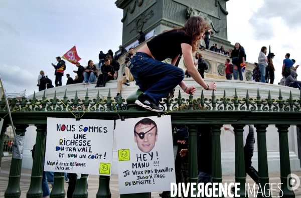 9 éme manifestation contre la reforme des retraites