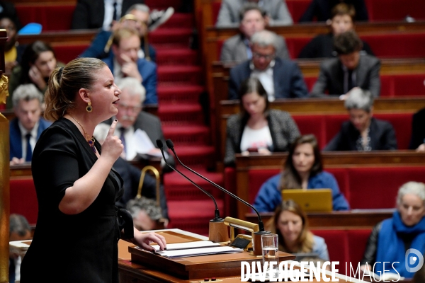 Assemblee Nationale / Motion de censure contre le gouvernement d Elisabeth borne