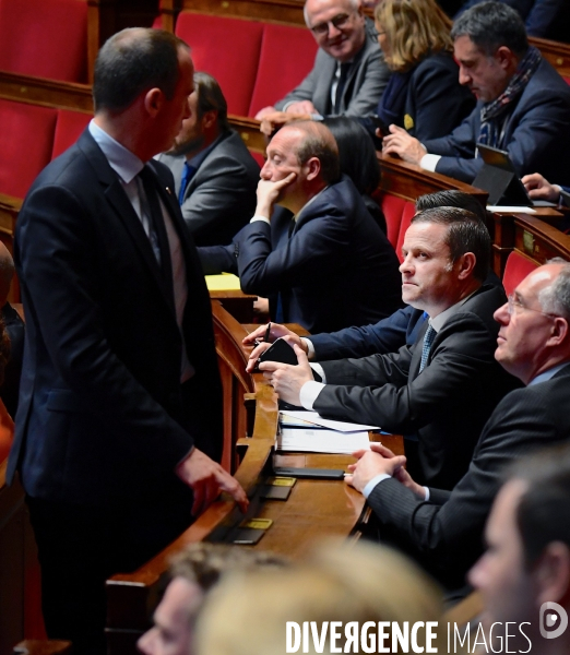 Assemblee Nationale / Motion de censure contre le gouvernement d Elisabeth borne