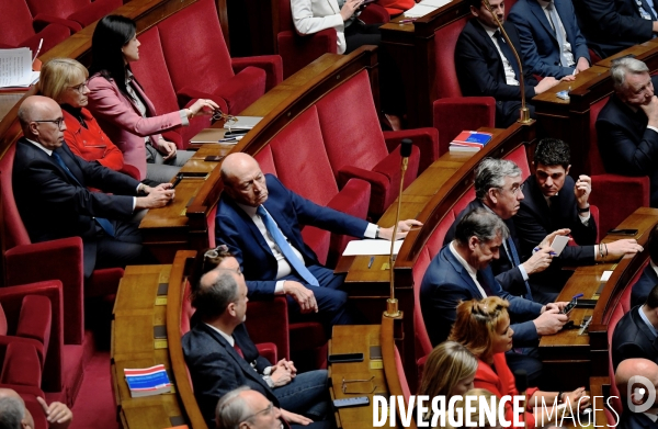 Assemblee Nationale / Motion de censure contre le gouvernement d Elisabeth borne
