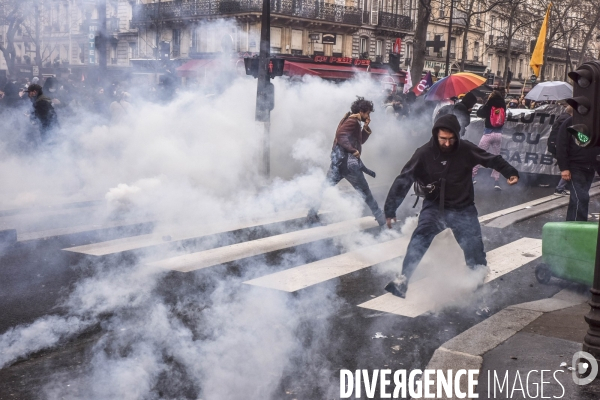 9éme round de manifestations contre la réforme des retraites