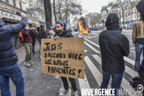 9éme round de manifestations contre la réforme des retraites