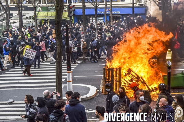 9éme round de manifestations contre la réforme des retraites