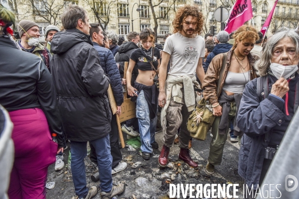 9éme round de manifestations contre la réforme des retraites