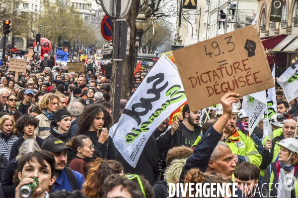 9éme round de manifestations contre la réforme des retraites