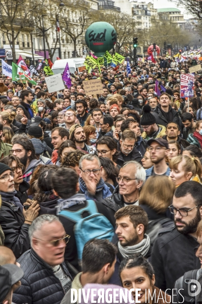 9éme round de manifestations contre la réforme des retraites