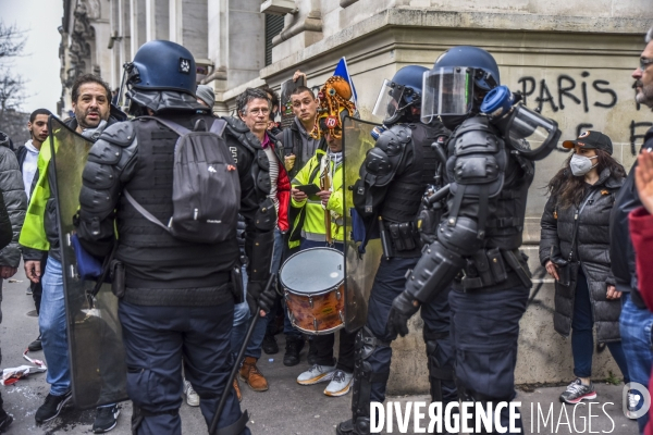 9éme round de manifestations contre la réforme des retraites