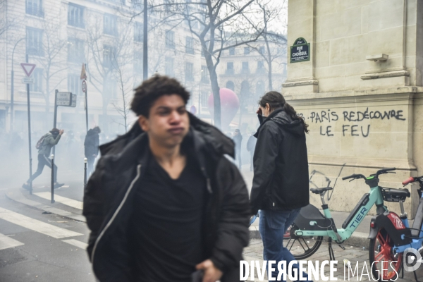 9éme round de manifestations contre la réforme des retraites