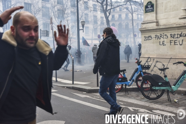 9éme round de manifestations contre la réforme des retraites