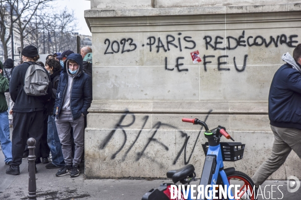 9éme round de manifestations contre la réforme des retraites